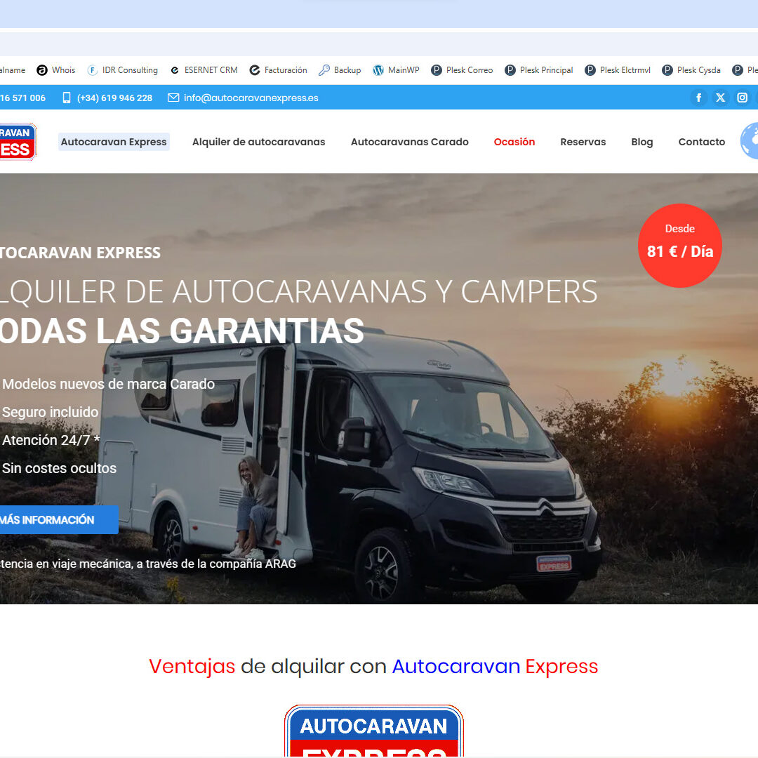 Autocaravan Express - Comercio electrónico