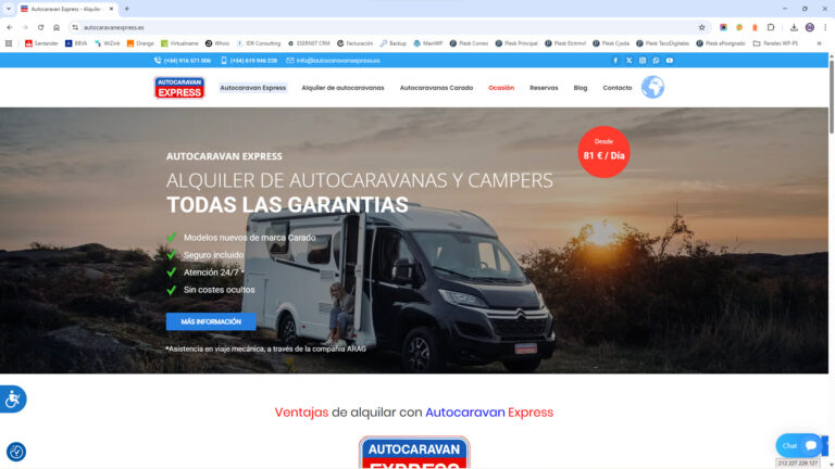 Autocaravan Express - Comercio electrónico